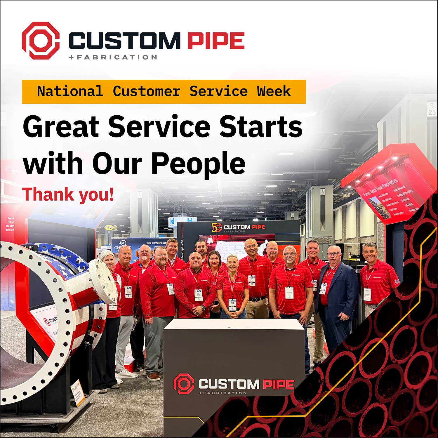 This National Customer Service Week, we’re celebrating the people who listen, answer questions, and help our customers move forward. Thank you to our customer service team for the care and commitment you bring to every conversation.