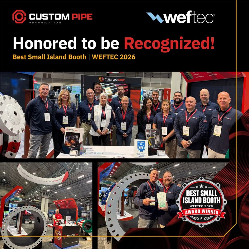 We’re honored to receive the Best Small Island Booth award at #WEFTEC2026! Thank you to the WEFTEC team for the recognition and to everyone who have already stopped by to connect with us. We’re proud to share our products, and the people behind them. Come see us at Booth #1137!